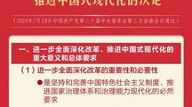 转存！60条要点速览二十届三中全会《决定》